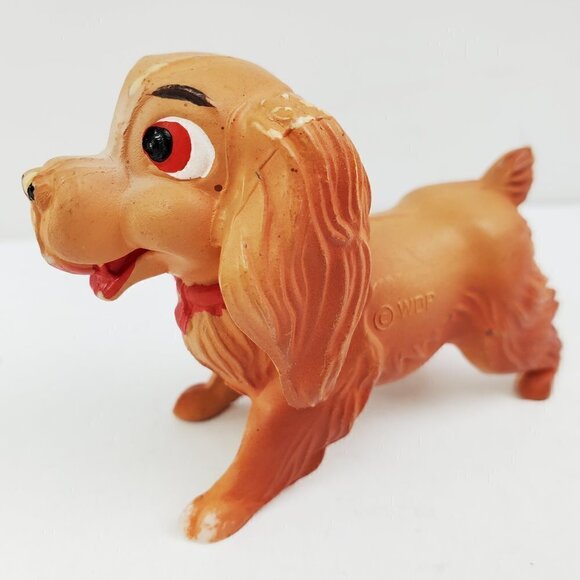 Lady & Tramp Dog Vintage WDP Walt Disney Production Mini Figure 3" - Picture 8 of 9